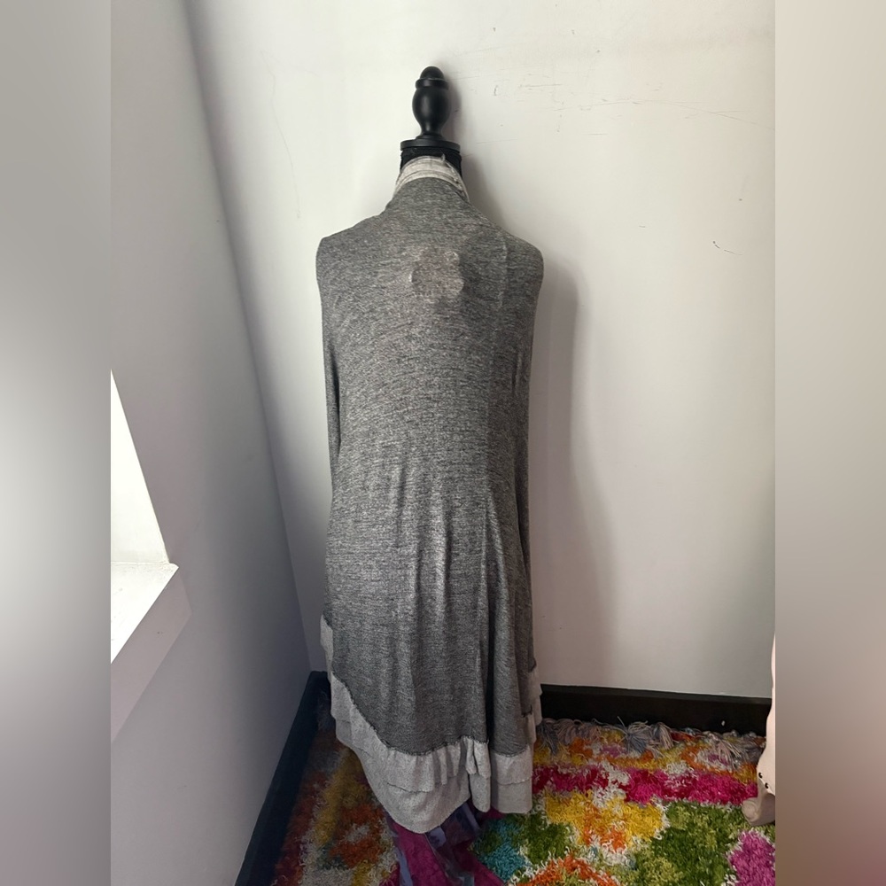 Free People Intimates Open Front Waterfall Ruffle Robe - Picture 4 of 6